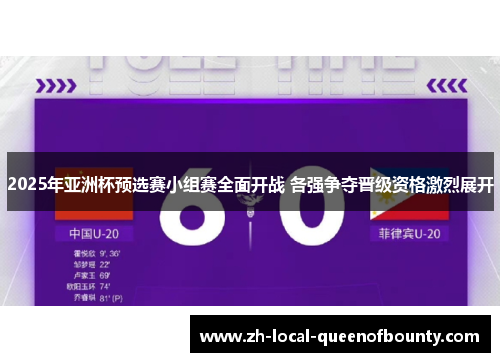 2025年亚洲杯预选赛小组赛全面开战 各强争夺晋级资格激烈展开